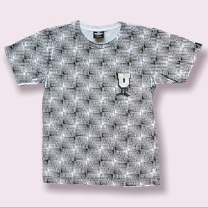 Undefeated Big U logo checkerboard tee shirt